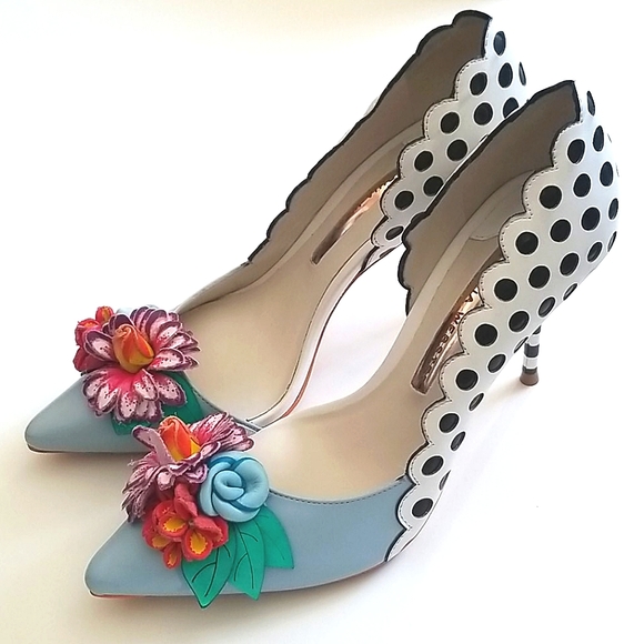 Sophia Webster Mika Floral D'Orsay Pump 36 NIB - Picture 3 of 10
